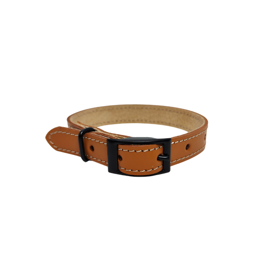 Collier ceinture en cuir pour chat