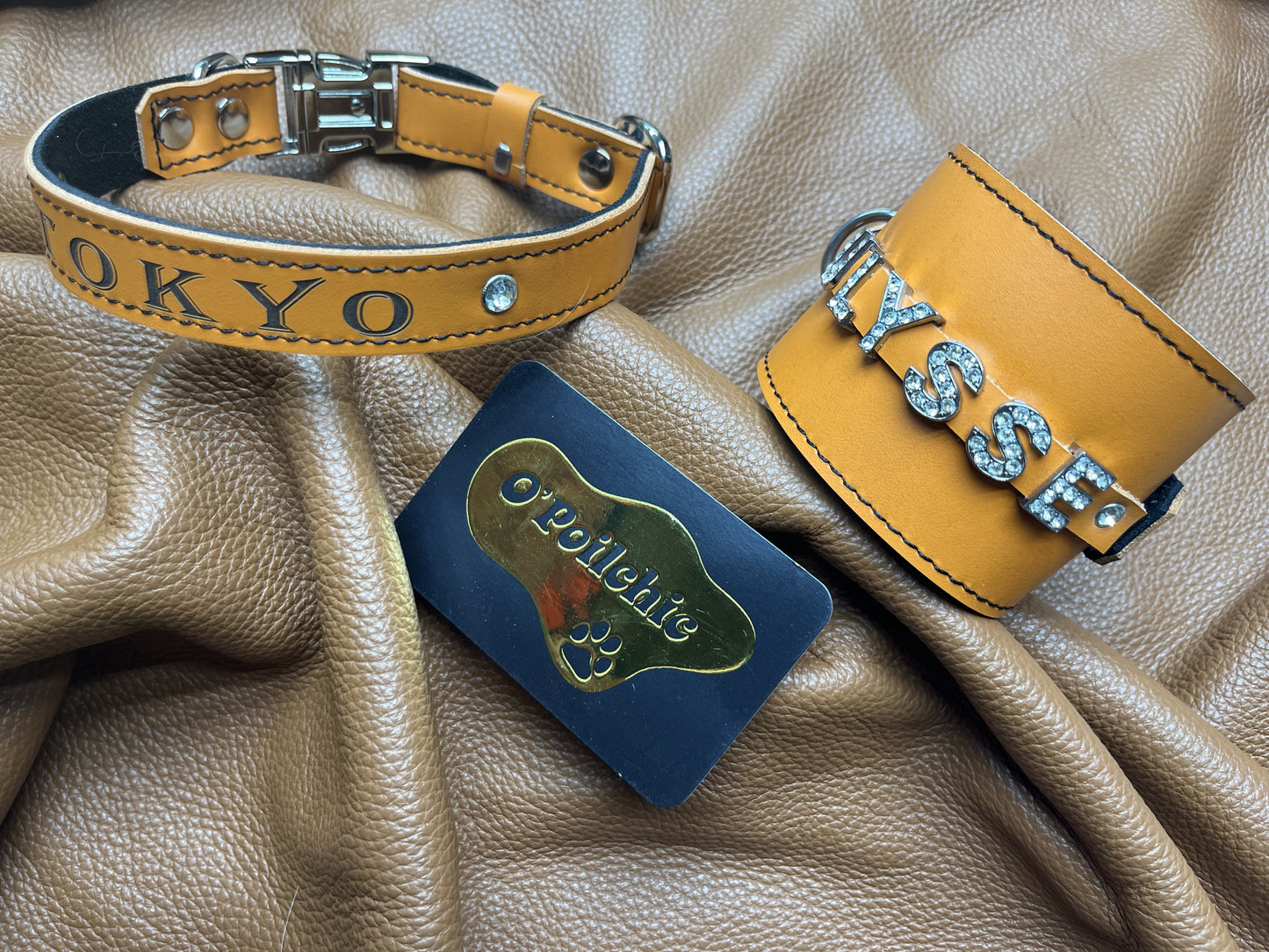 Collier O'PoilSafe Orange pour Chien